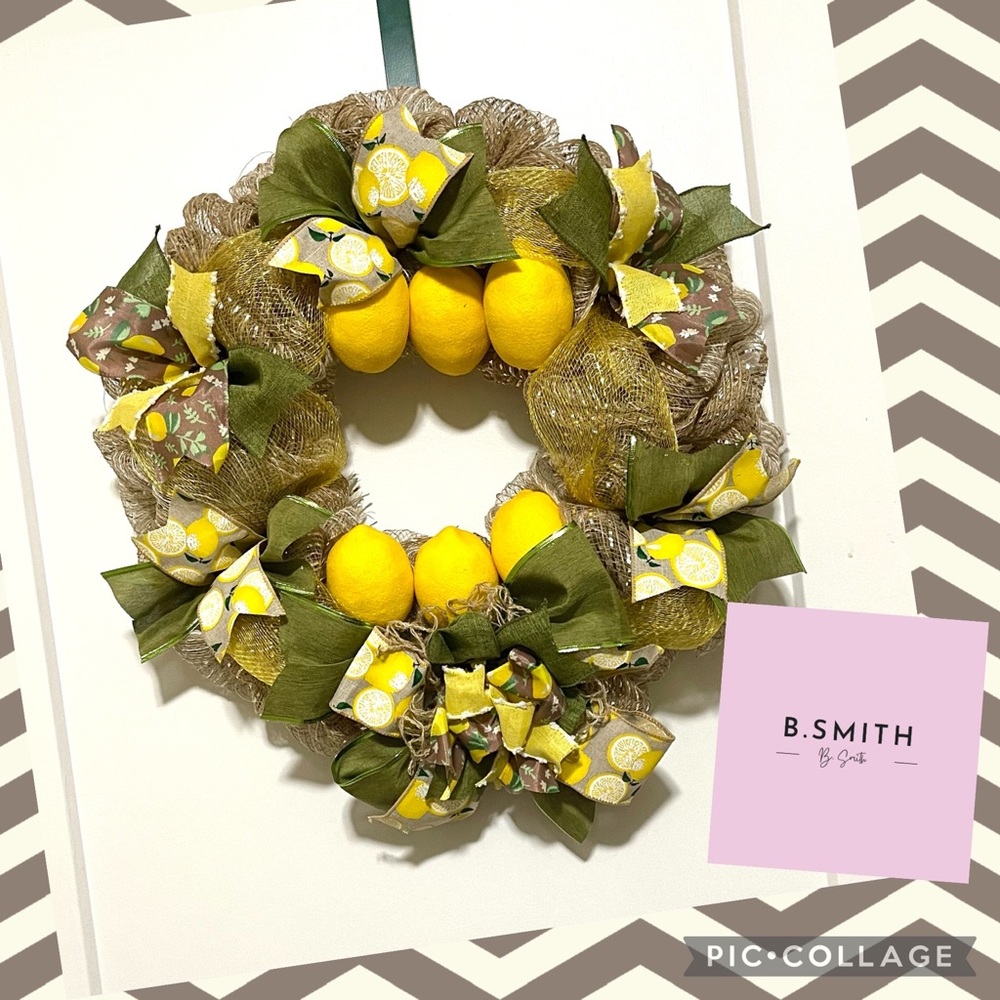 Beautiful Lemon Wreath